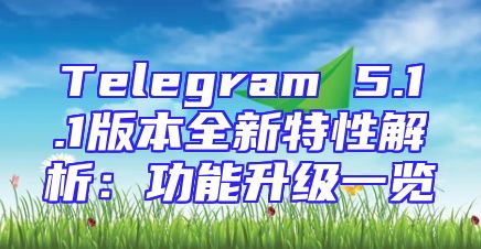 Telegram 5.1.1版本全新特性解析：功能升级一览