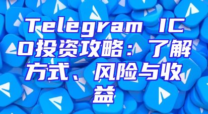 Telegram ICO投资攻略：了解方式、风险与收益