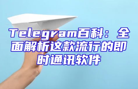 Telegram百科：全面解析这款流行的即时通讯软件