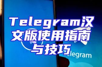 Telegram汉文版使用指南与技巧