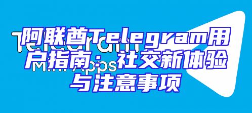 阿联酋Telegram用户指南：社交新体验与注意事项