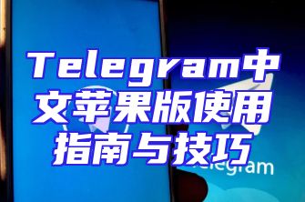 Telegram中文苹果版使用指南与技巧