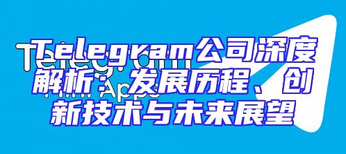 Telegram公司深度解析：发展历程、创新技术与未来展望