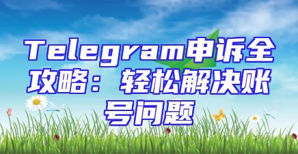Telegram申诉全攻略：轻松解决账号问题