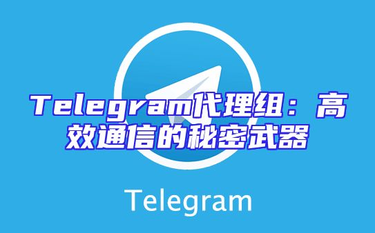 Telegram代理组：高效通信的秘密武器