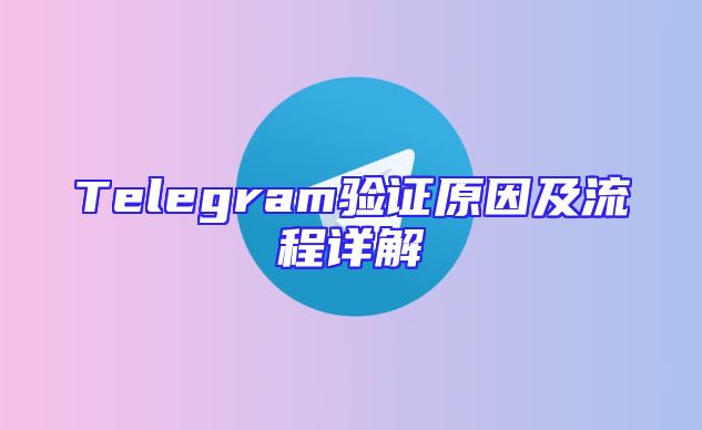 Telegram验证原因及流程详解