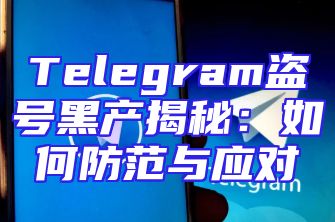 Telegram盗号黑产揭秘：如何防范与应对