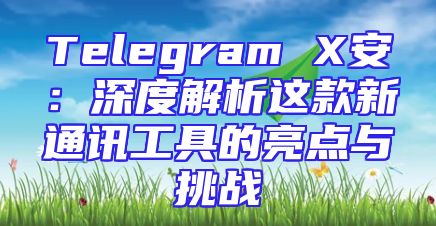 Telegram X安：深度解析这款新通讯工具的亮点与挑战