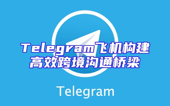 Telegram飞机构建高效跨境沟通桥梁
