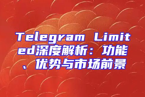 Telegram Limited深度解析：功能、优势与市场前景