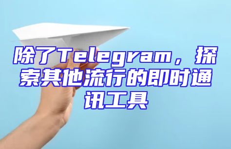 除了Telegram，探索其他流行的即时通讯工具