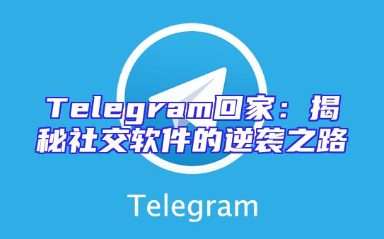 Telegram回家：揭秘社交软件的逆袭之路
