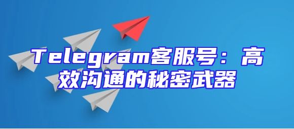 Telegram客服号：高效沟通的秘密武器