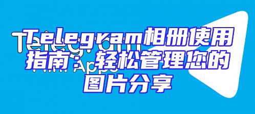 Telegram相册使用指南：轻松管理您的图片分享