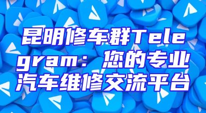 昆明修车群Telegram：您的专业汽车维修交流平台