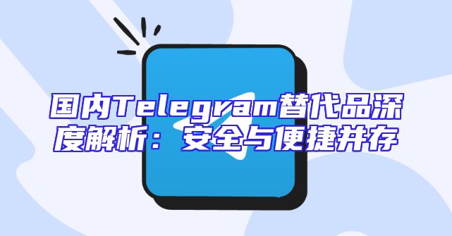 国内Telegram替代品深度解析：安全与便捷并存