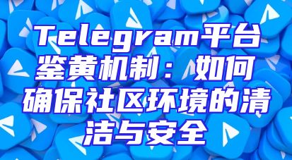 Telegram平台鉴黄机制：如何确保社区环境的清洁与安全
