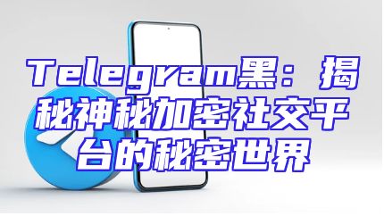 Telegram黑：揭秘神秘加密社交平台的秘密世界