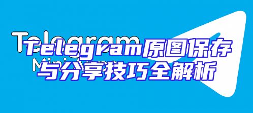 Telegram原图保存与分享技巧全解析
