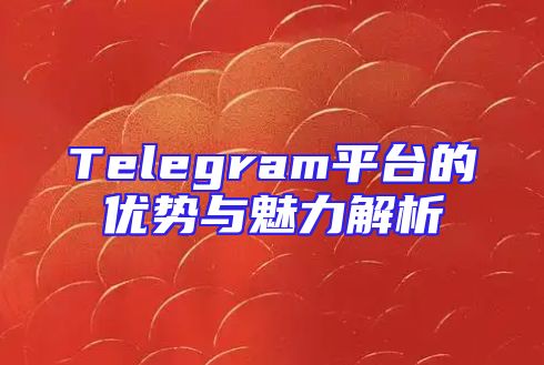 Telegram平台的优势与魅力解析