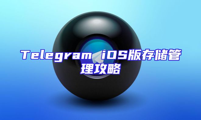 Telegram iOS版存储管理攻略