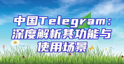 中国Telegram：深度解析其功能与使用场景