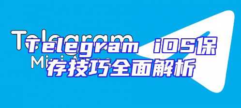 Telegram iOS保存技巧全面解析