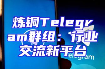 炼铜Telegram群组：行业交流新平台
