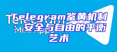 Telegram鉴黄机制：安全与自由的平衡艺术