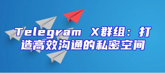 Telegram X群组：打造高效沟通的私密空间