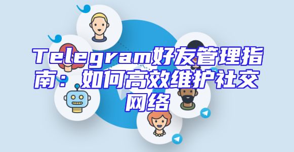 Telegram好友管理指南：如何高效维护社交网络