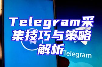 Telegram采集技巧与策略解析