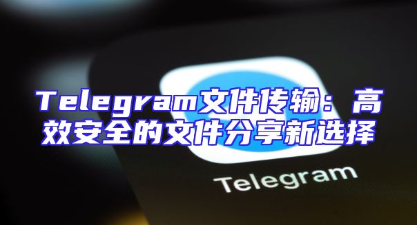 Telegram文件传输：高效安全的文件分享新选择